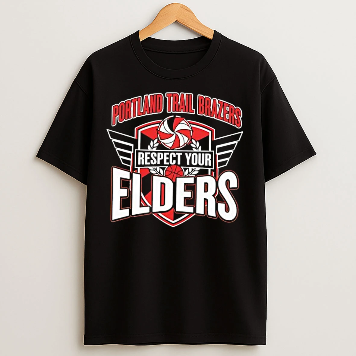Classic Portland Trail Blazers Respect Your Elders T Shirts