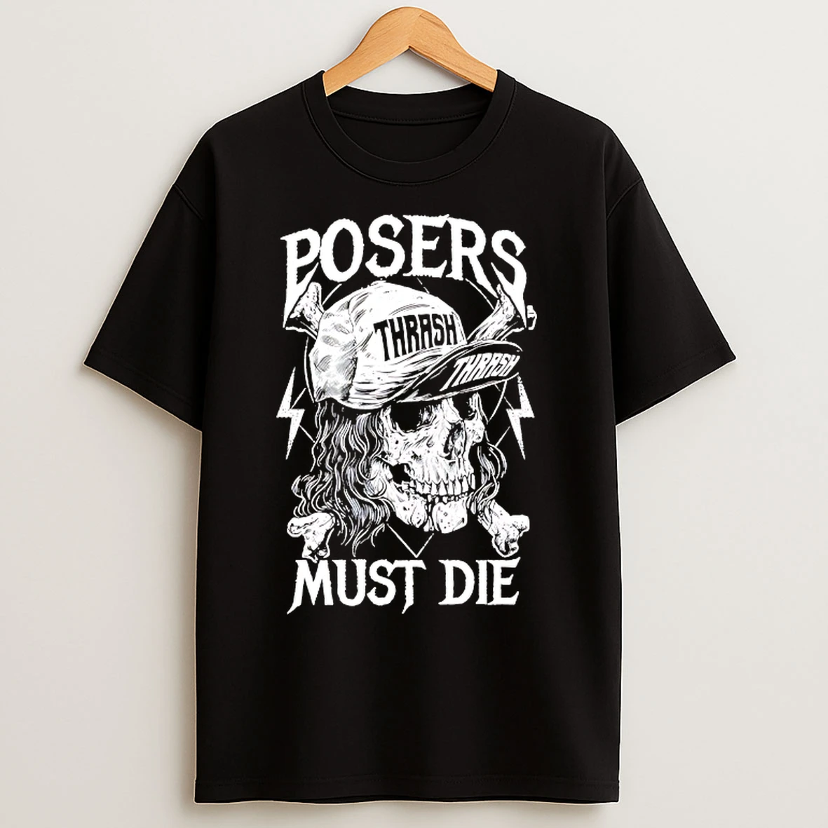 Classic Posers Must Die Skull T Shirts