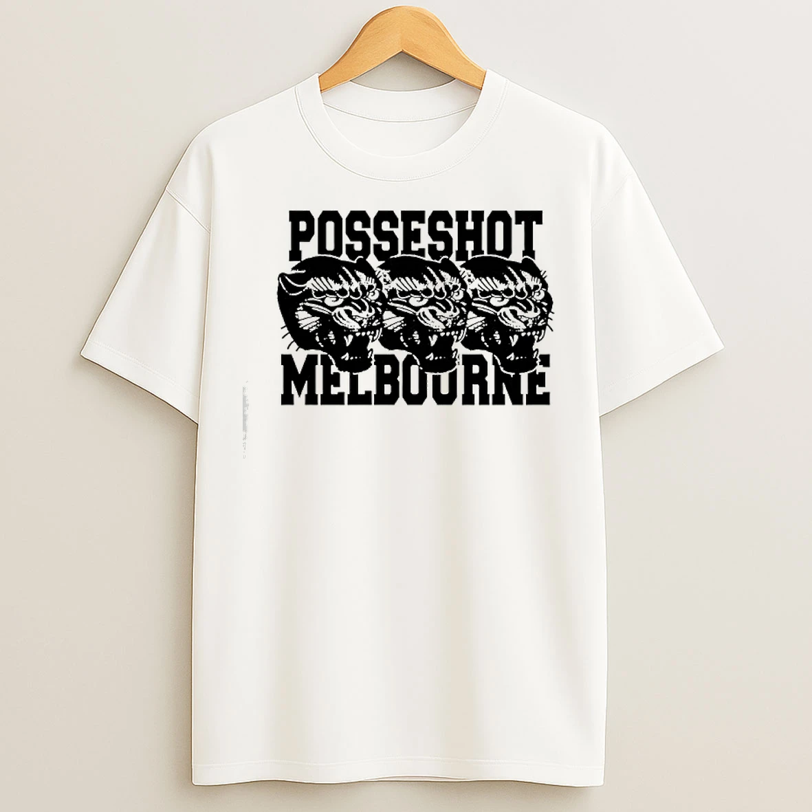 Classic Posseshot Melbourne Triple Panther T Shirts