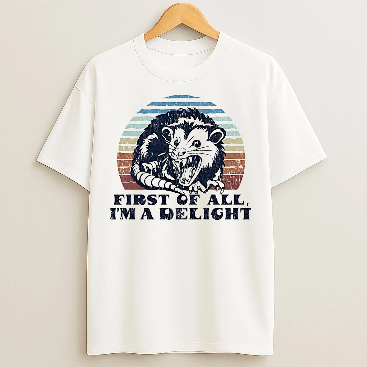 Classic Possum First Of All Im A Delight T Shirts