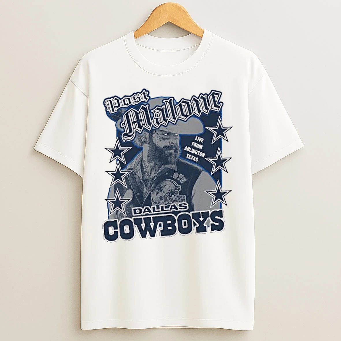 Classic Post Malone X Dallas Cowboys Arlington Concert T Shirts