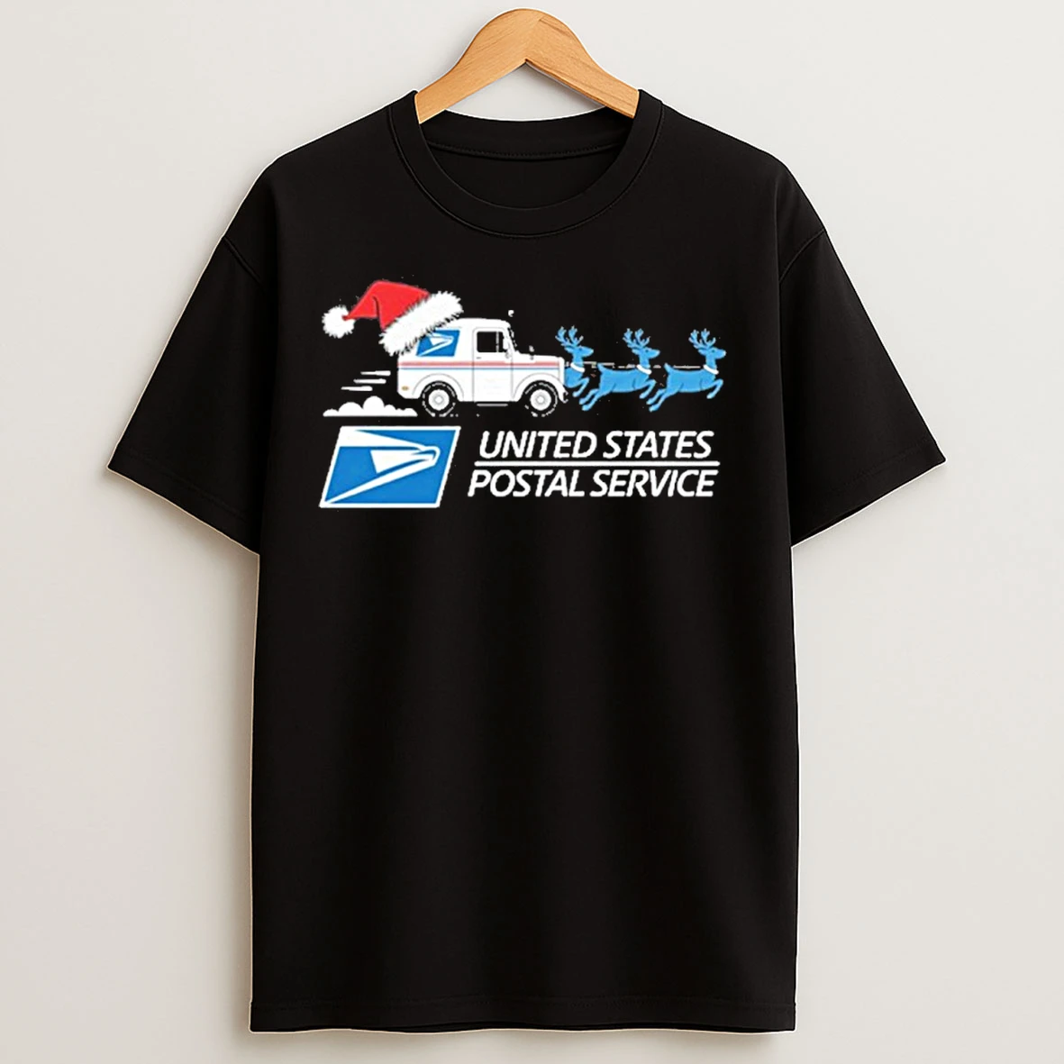 Classic Postal Worker United States Postal Service Santa Christmas T Shirts
