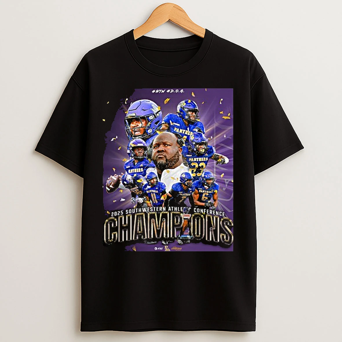 Classic Prairie View Am Football 2025 Swac Conference Champions T Shirts