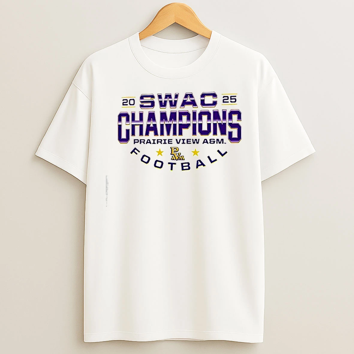 Classic Prairie View Am Panthers 2025 Swac Champions T Shirts