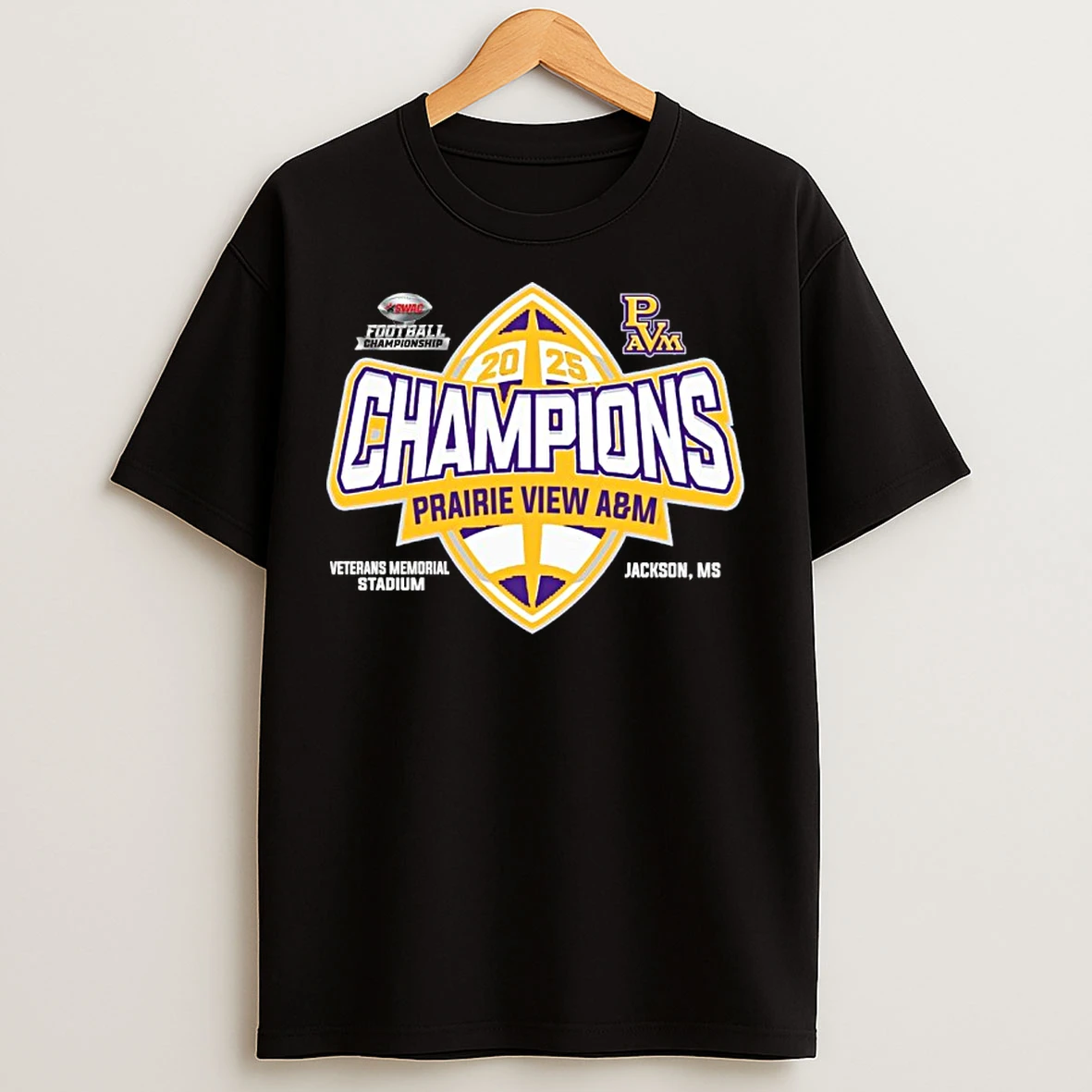 Classic Prairie View Am Panthers 2025 Swac Football Conference Champions T Shirts