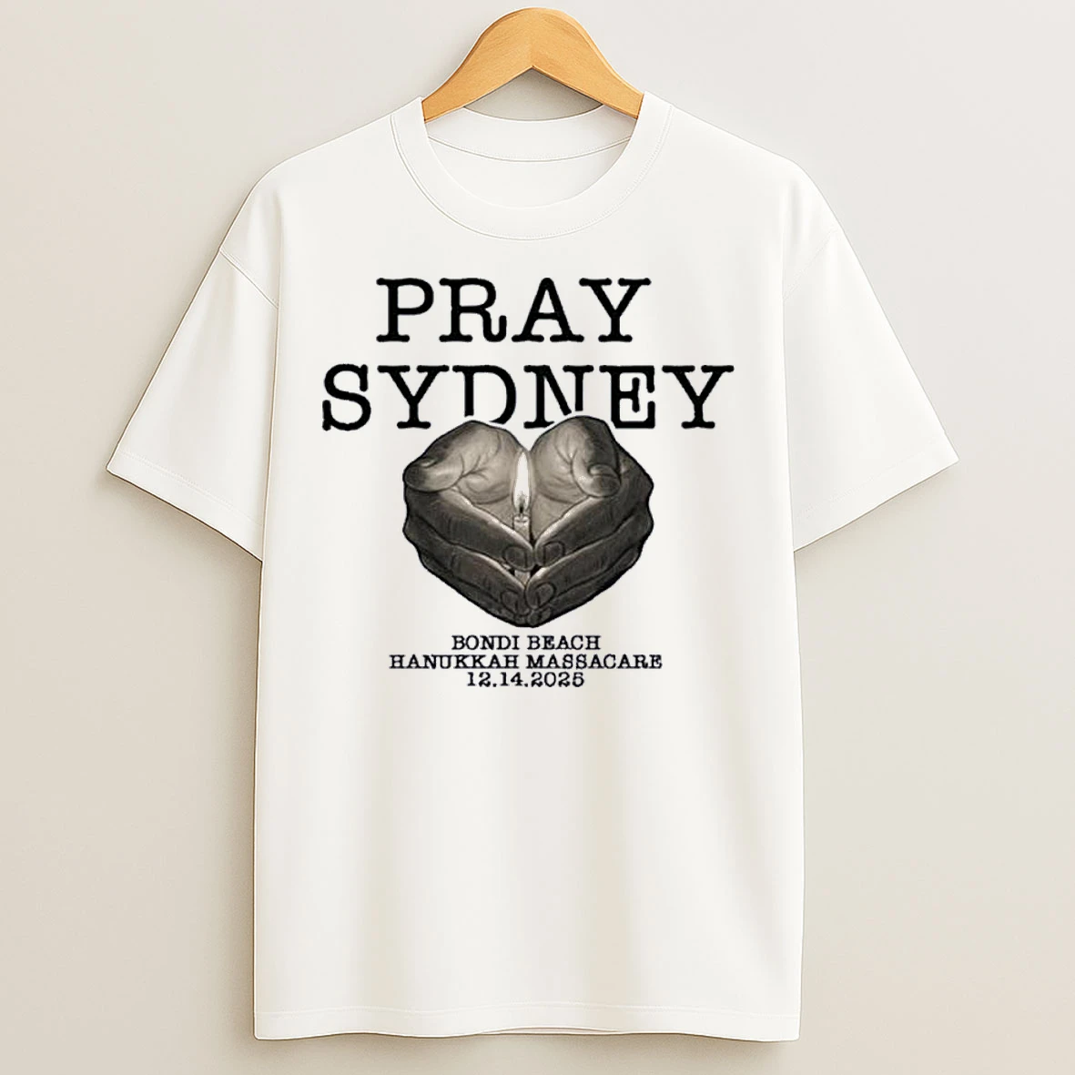 Classic Pray For Sydney Bondi Beach Hanukkah T Shirts