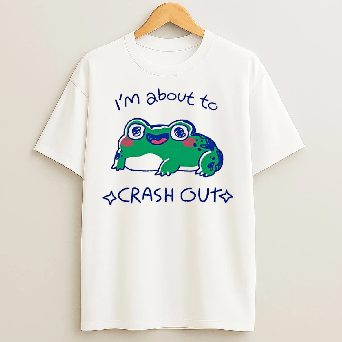 Classic Premium Frog Im About To Crash Out T Shirts