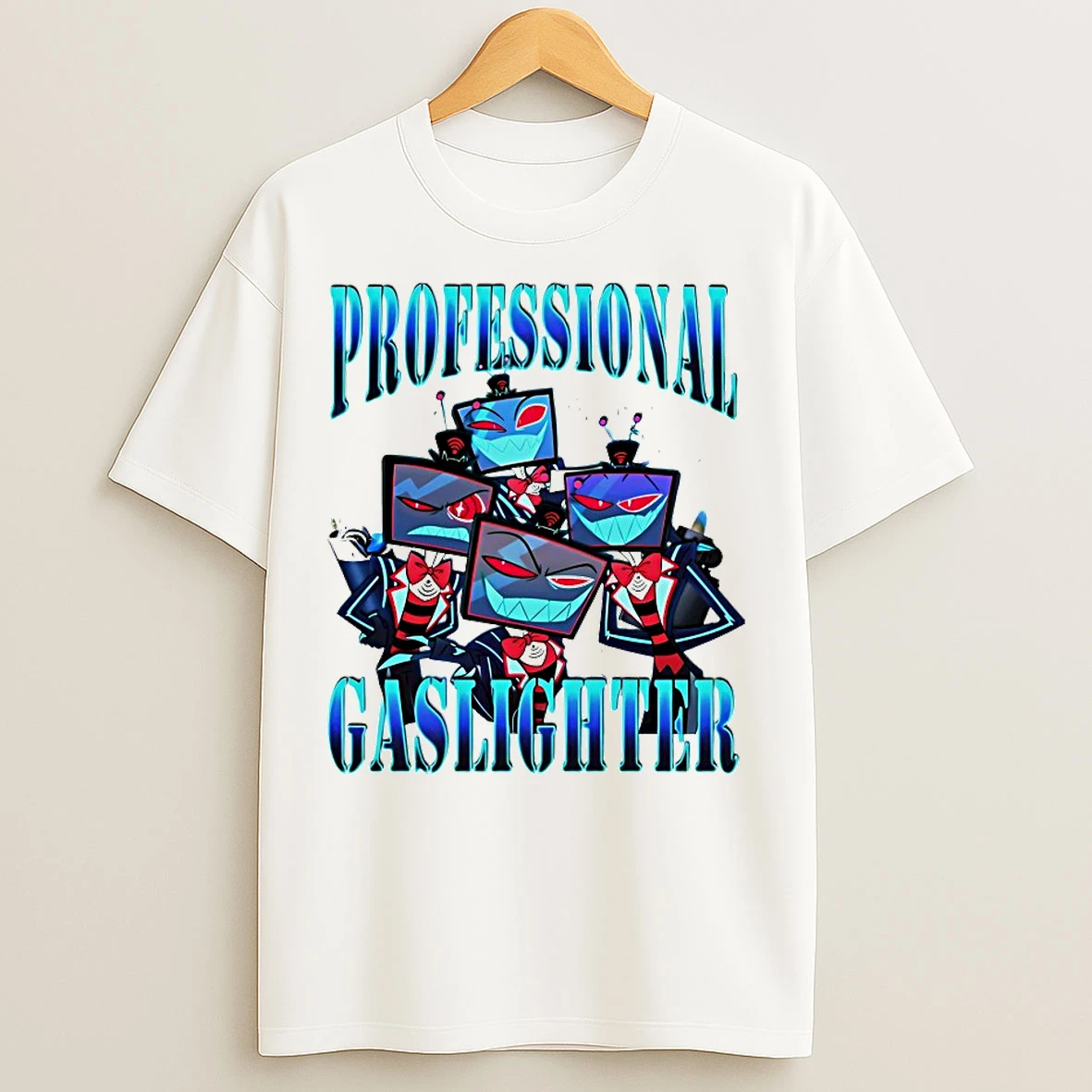 Classic Professional Gaslighter Vox Hazbin Hotel T Shirts