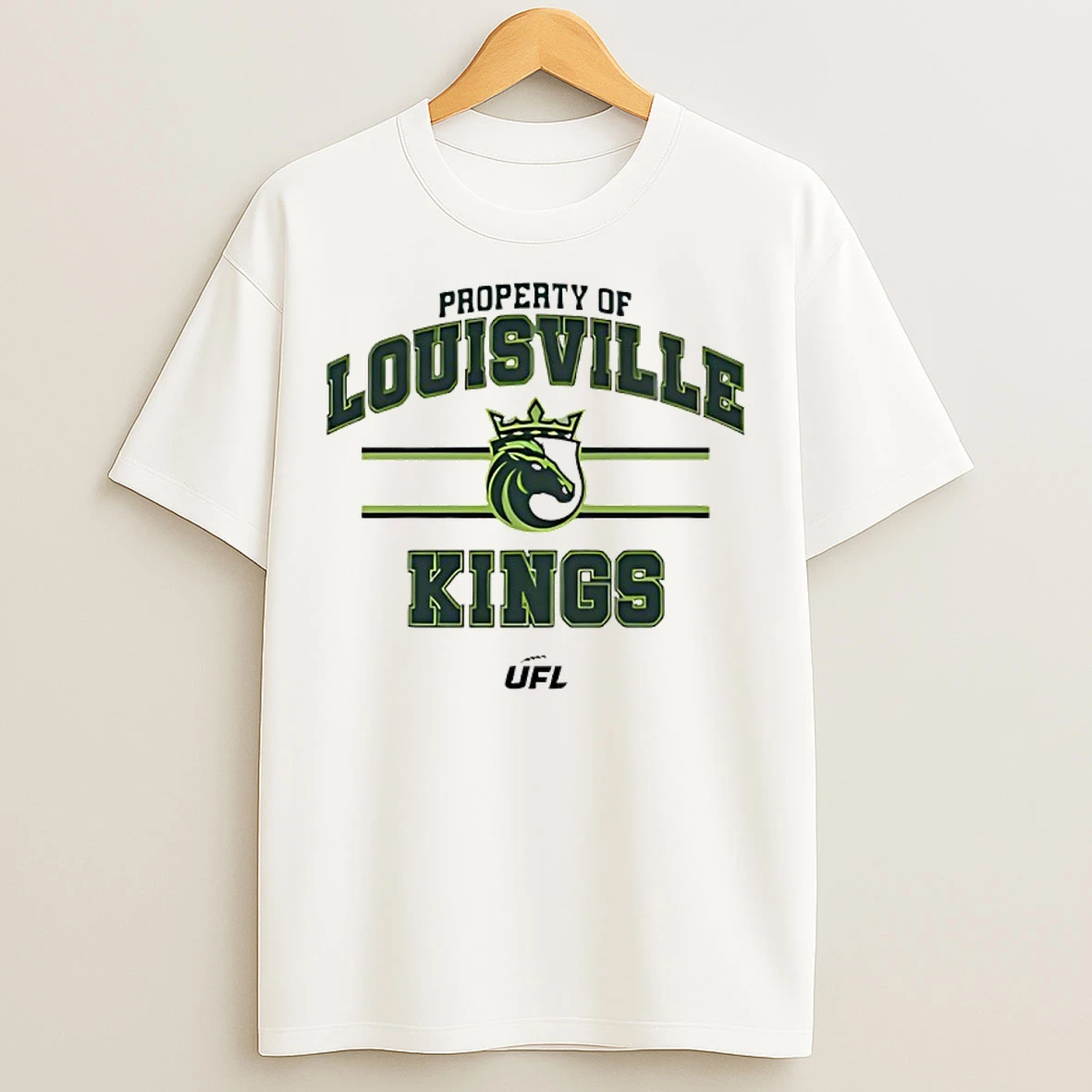 Classic Property Of Louisville Kings Ufl T Shirts