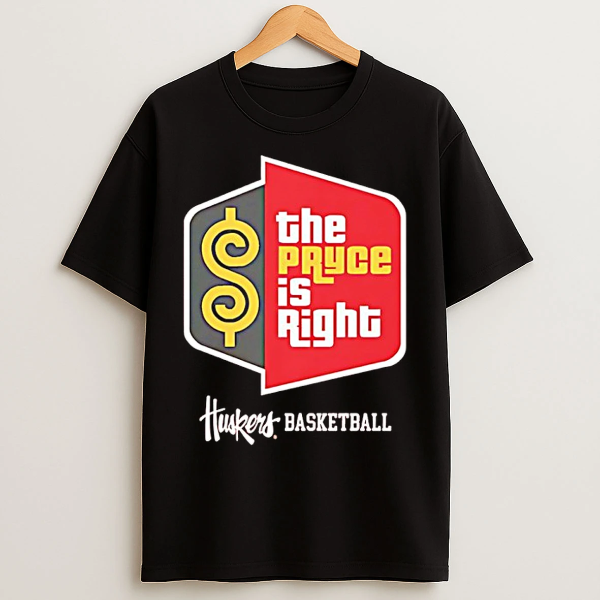 Classic Pryce Sandfort Nebraska Cornhuskers The Pryce Is Right T Shirts