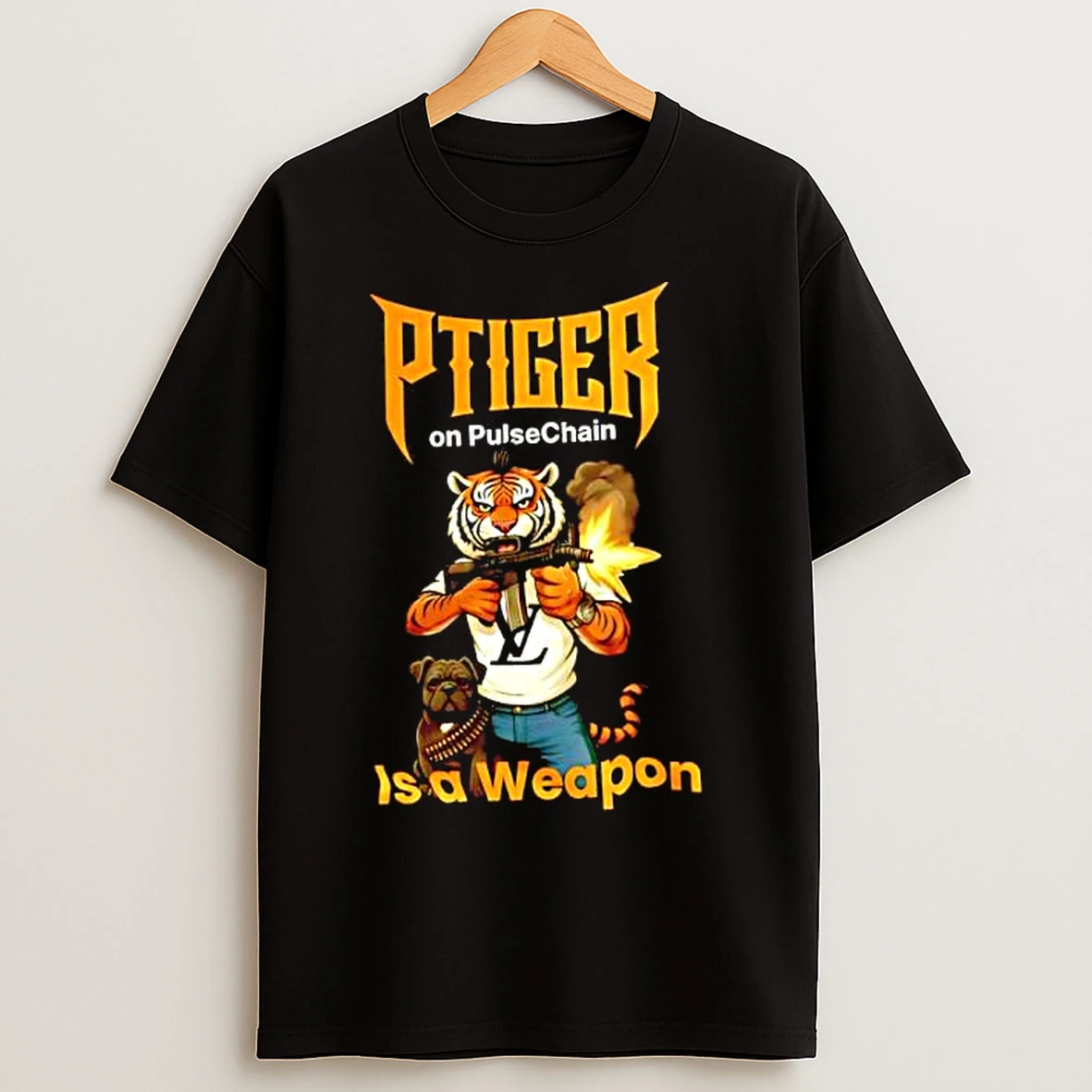 Classic Ptiger On Pulsechain Is A Weapon T Shirts