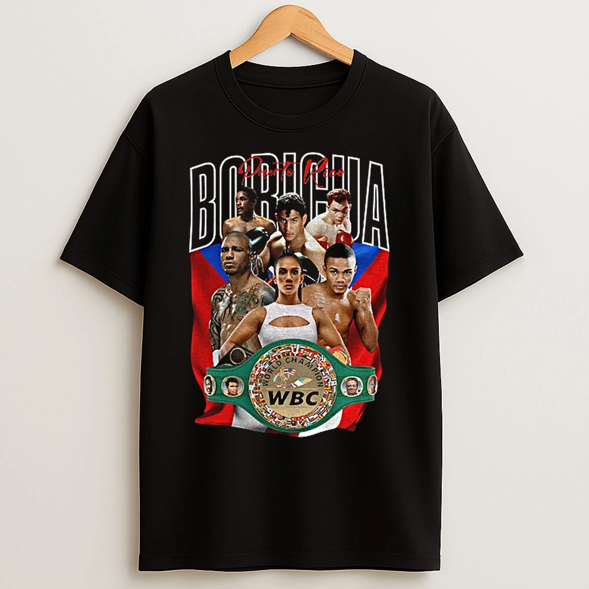 Classic Puerto Rican Boricua Boxing Wbc Legends Pride Graphic T Shirts