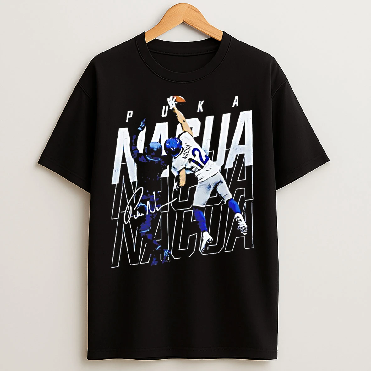 Classic Puka Nacua Los Angeles R One Handed Catch T Shirts