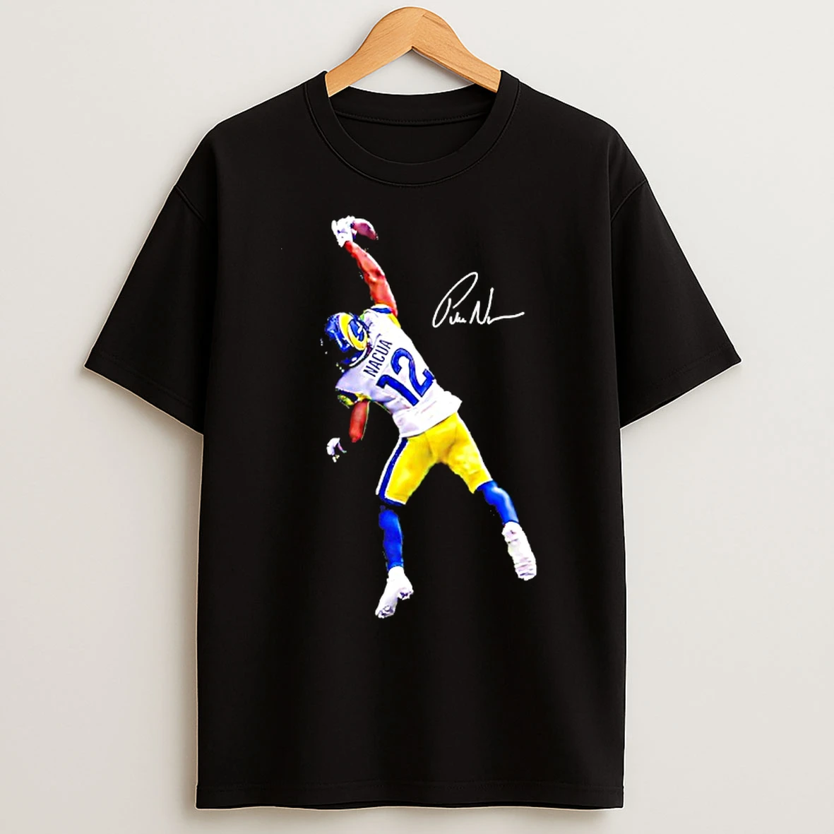 Classic Puka Nacua Los Angeles Rams The Catch Signature T Shirts