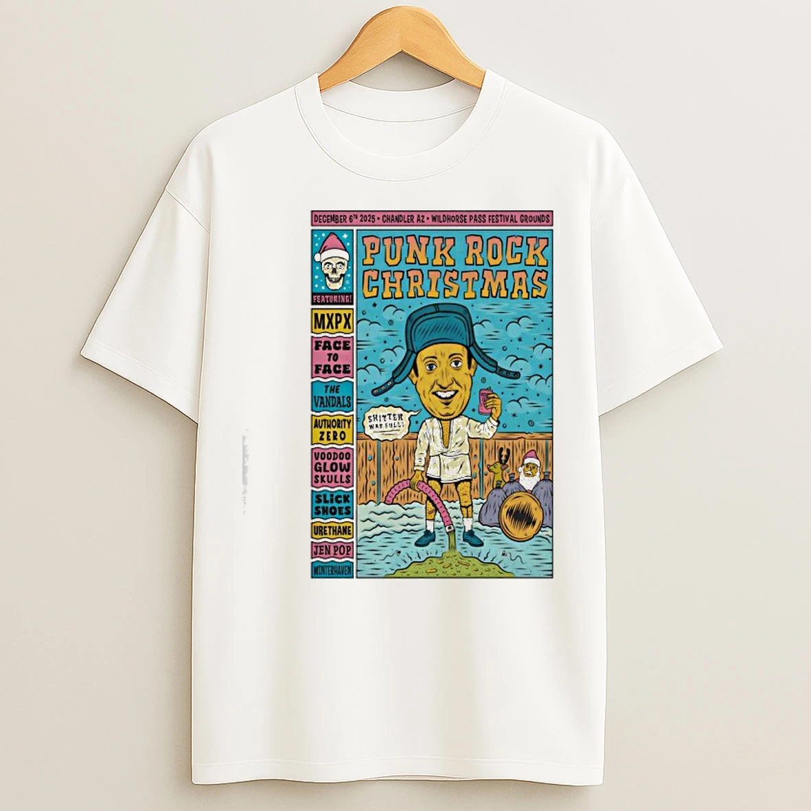 Classic Punk Rock Christmas Event Chandler On Dec 6 2025 T Shirts