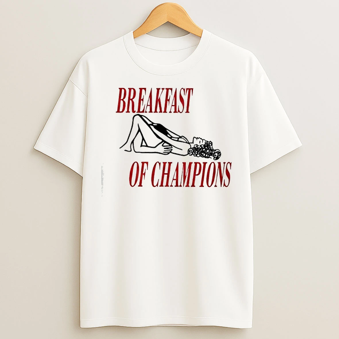 Classic Pussy Breakfast Of Champions T Shirts