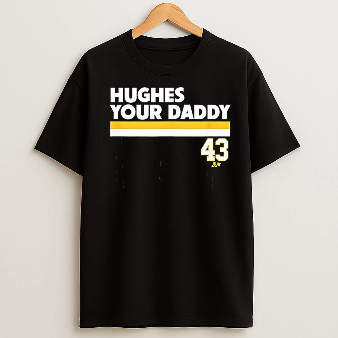 Classic Quinn Hughes Hughes Your Daddy Minnesota Hockey T Shirts