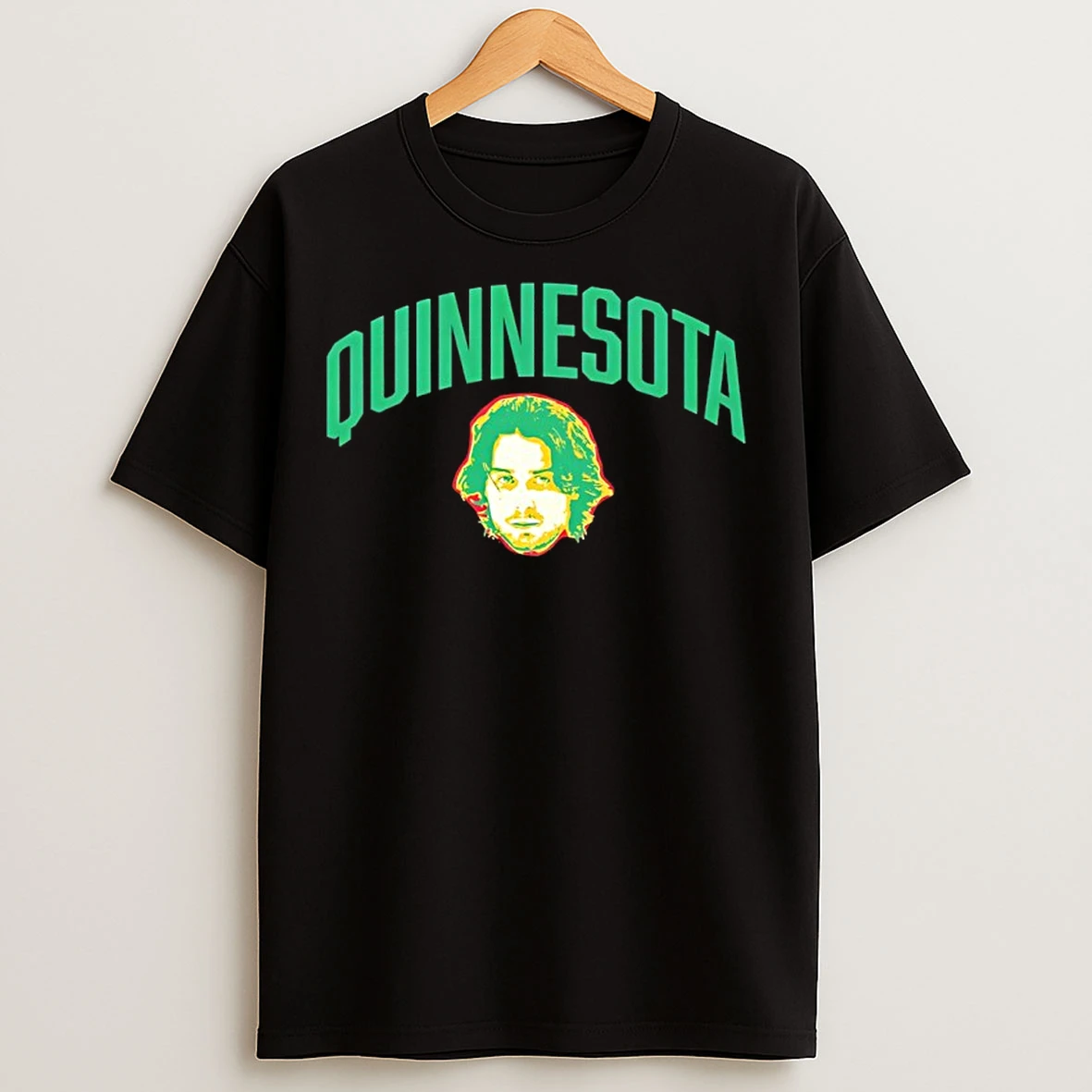 Classic Quinn Hughes Minnesota Wild Quinnesota Big Head T Shirts
