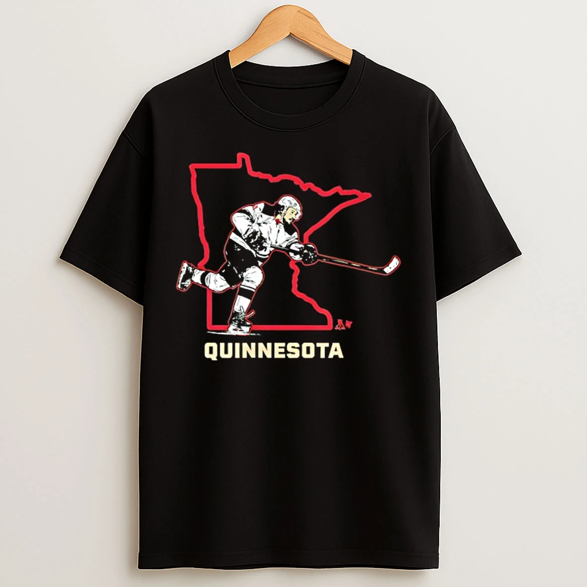 Classic Quinn Hughes Quinnesota Minnesota Hockey T Shirts