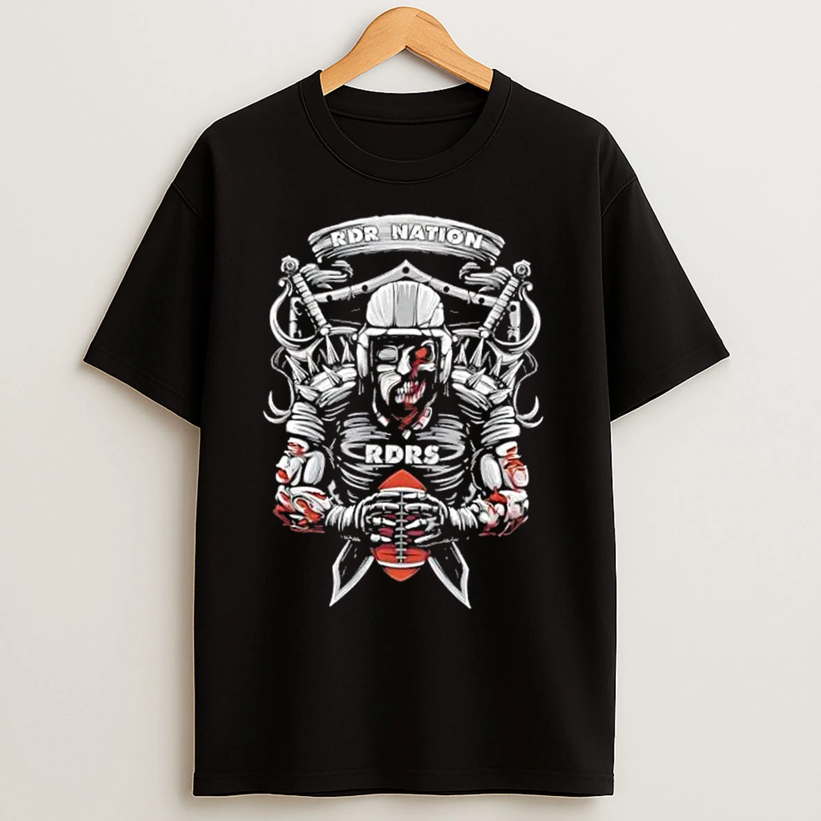 Classic Rdr Nation Las Vegas Raiders Football Mascot Hug The Ball T Shirts