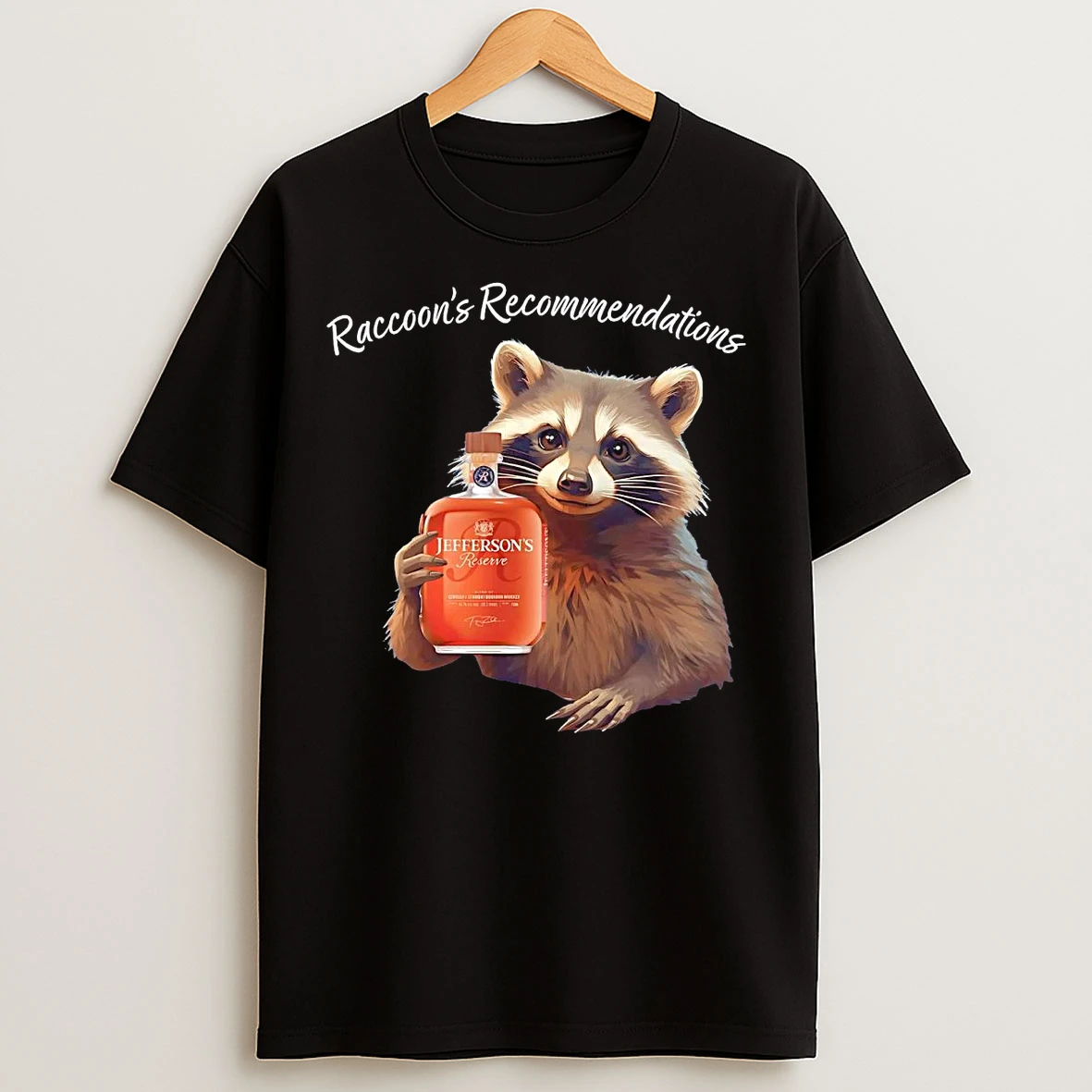 Classic Raccoon Recommendations Jeffersons Reserve T Shirts