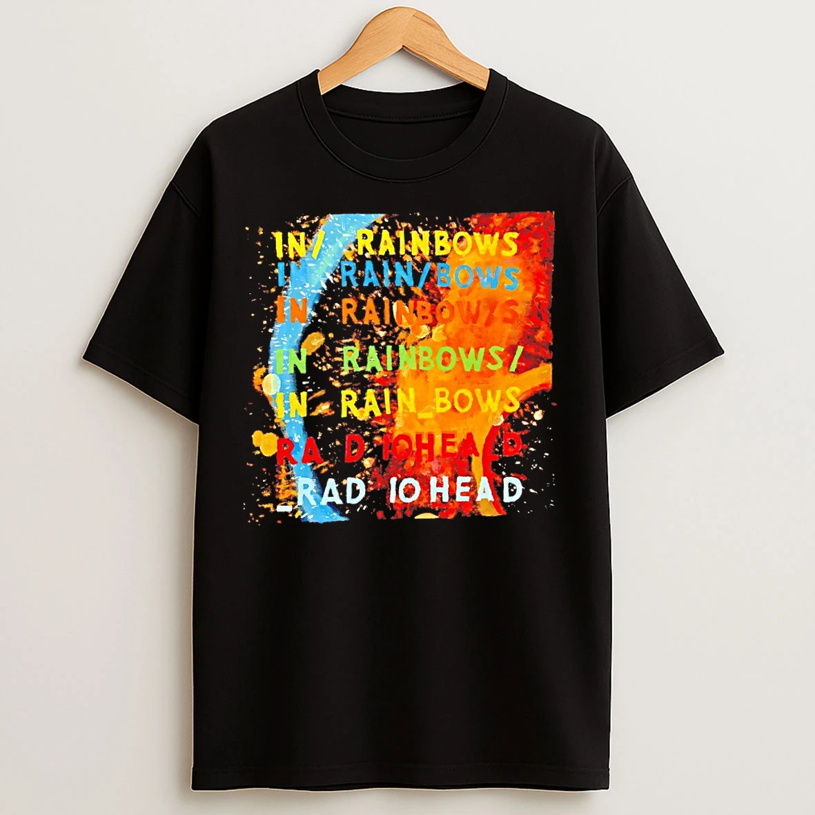 Classic Radiohead In Rainbows T Shirts