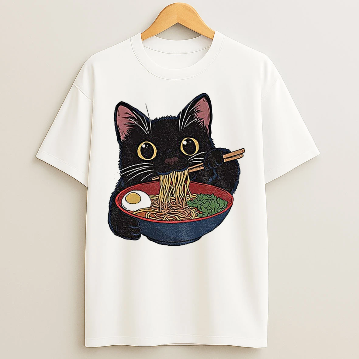 Classic Ramen Cat Lover Eat Ramen Japanese T Shirts