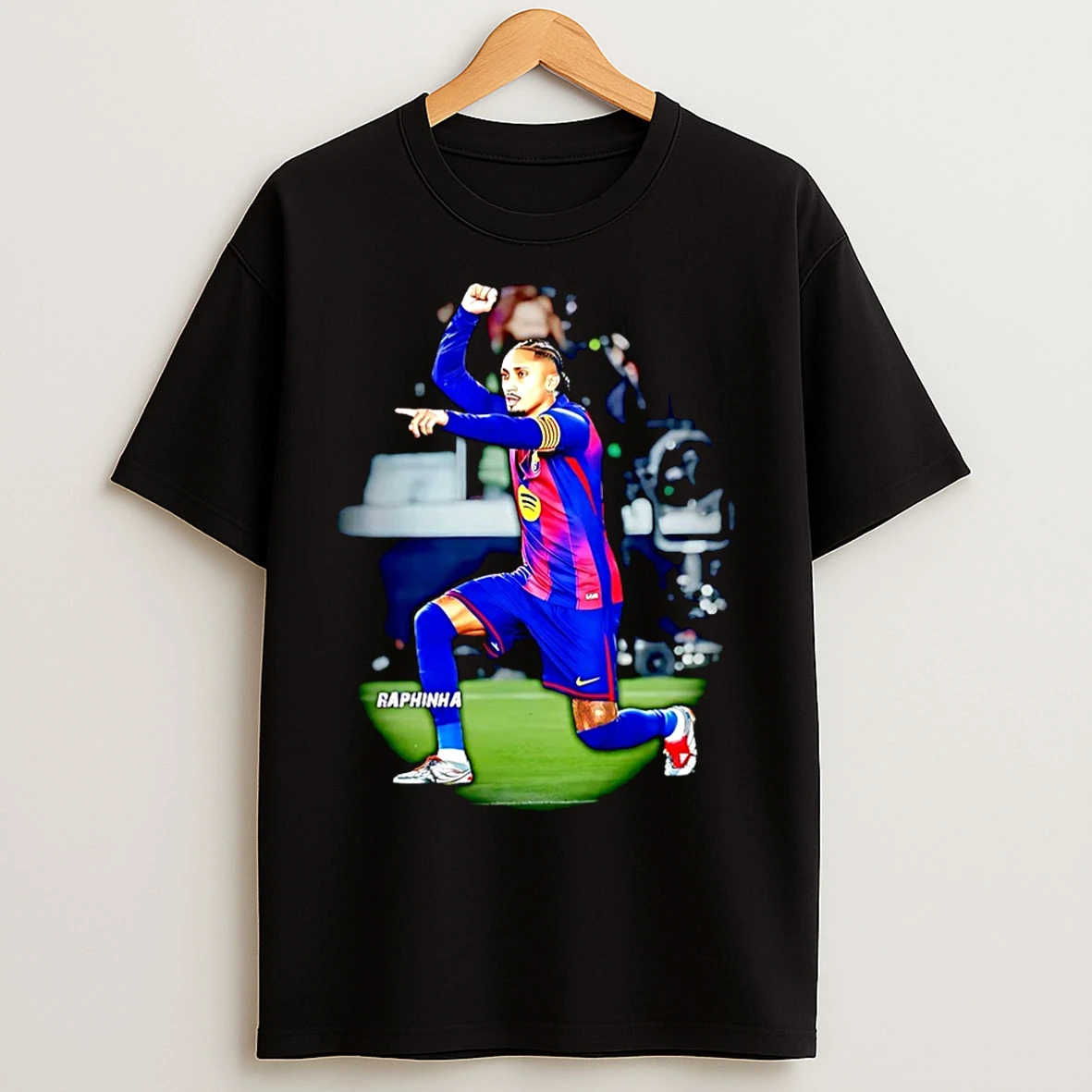 Classic Raphinha Barcelona Fc Running Christmas T Shirts