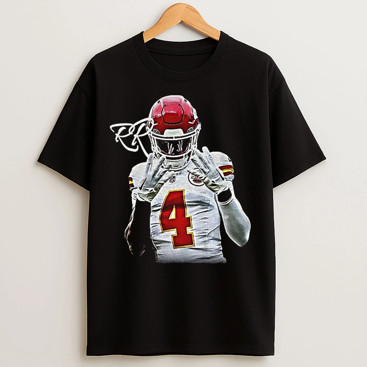 Classic Rashee Rice Posing Kansas City Chiefs Nfl Football Vintage Signature T Shirts