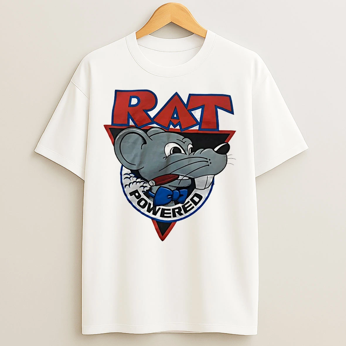 Classic Rat Powered Cartoon T Shirts
