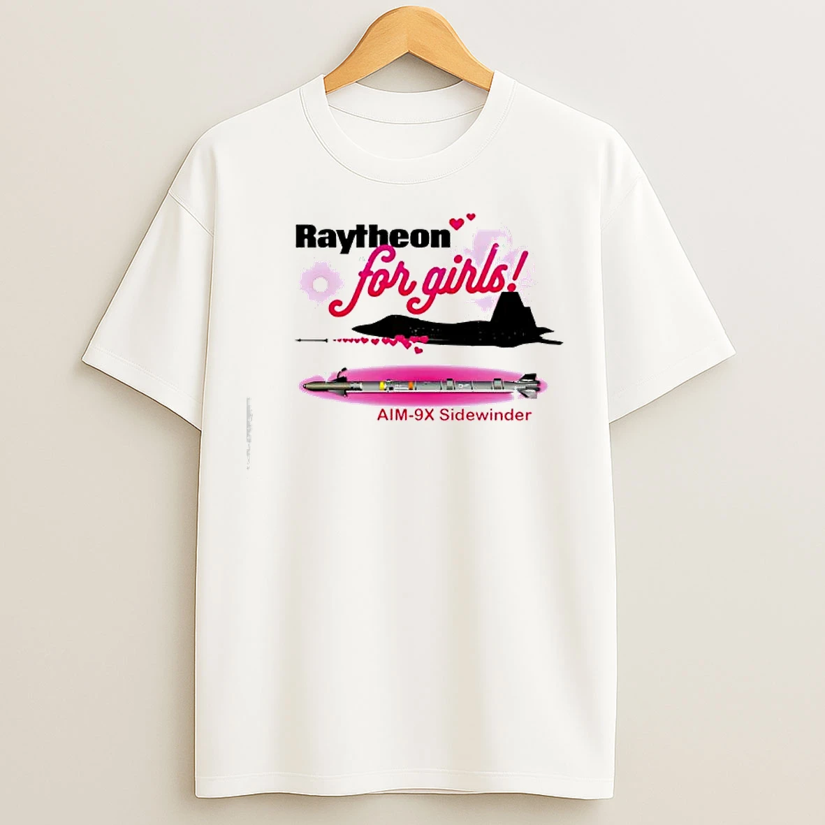 Classic Raytheon For Girls Aim 9x Sidewinder Graphic T Shirts