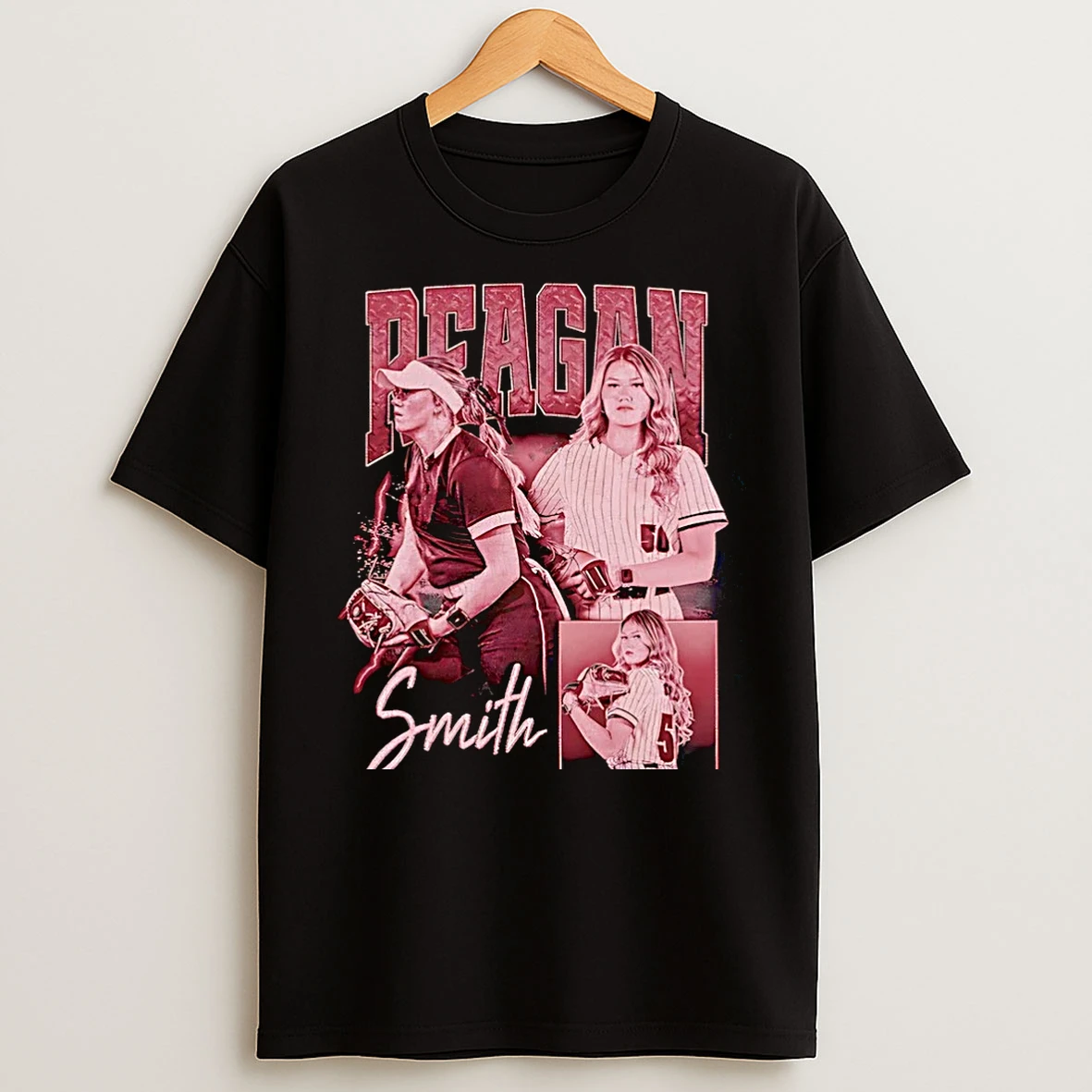 Classic Reagan Smith Lamar Softball Player Collage Christmas T Shirts