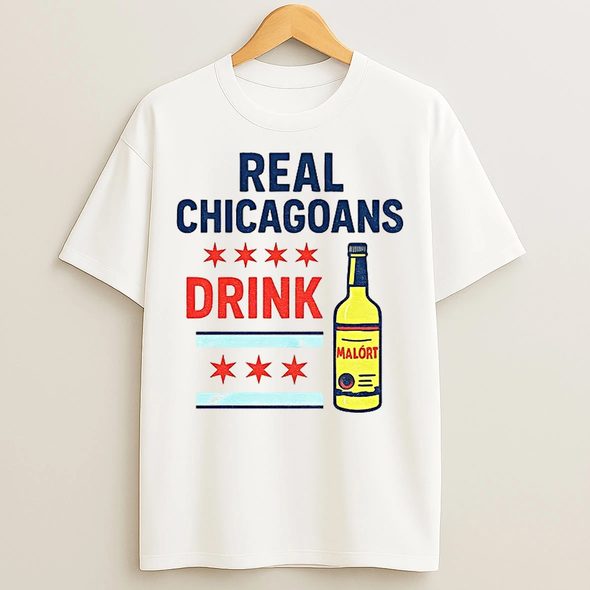 Classic Real Chicagoans Drink Malort Chicago Bears Football Nfl T Shirts