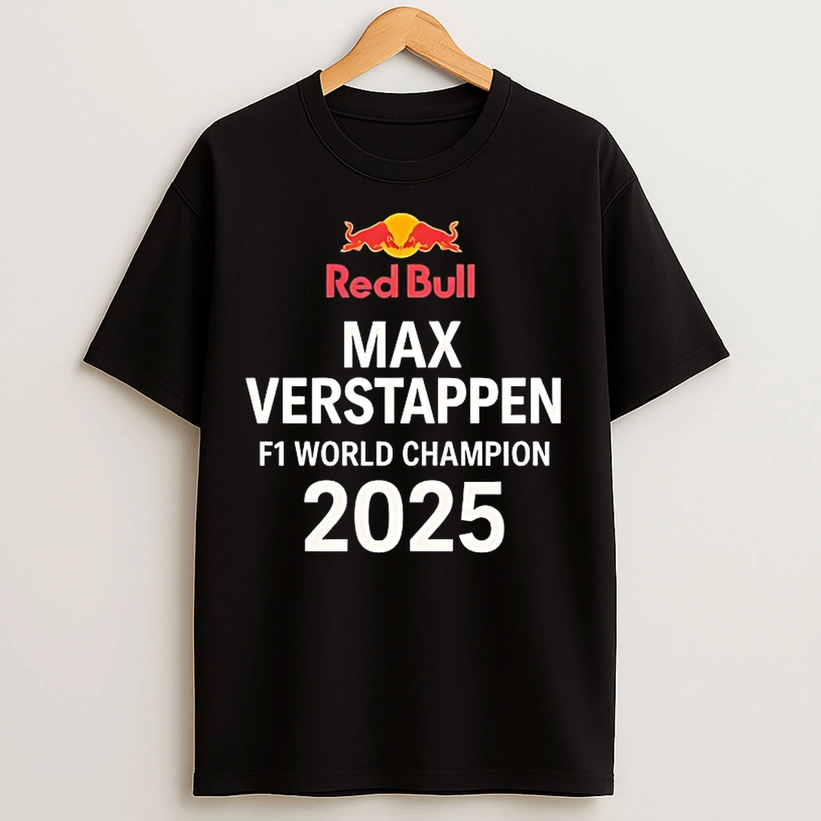 Classic Red Bull Max Verstappen F1 World Champion 2025 T Shirts