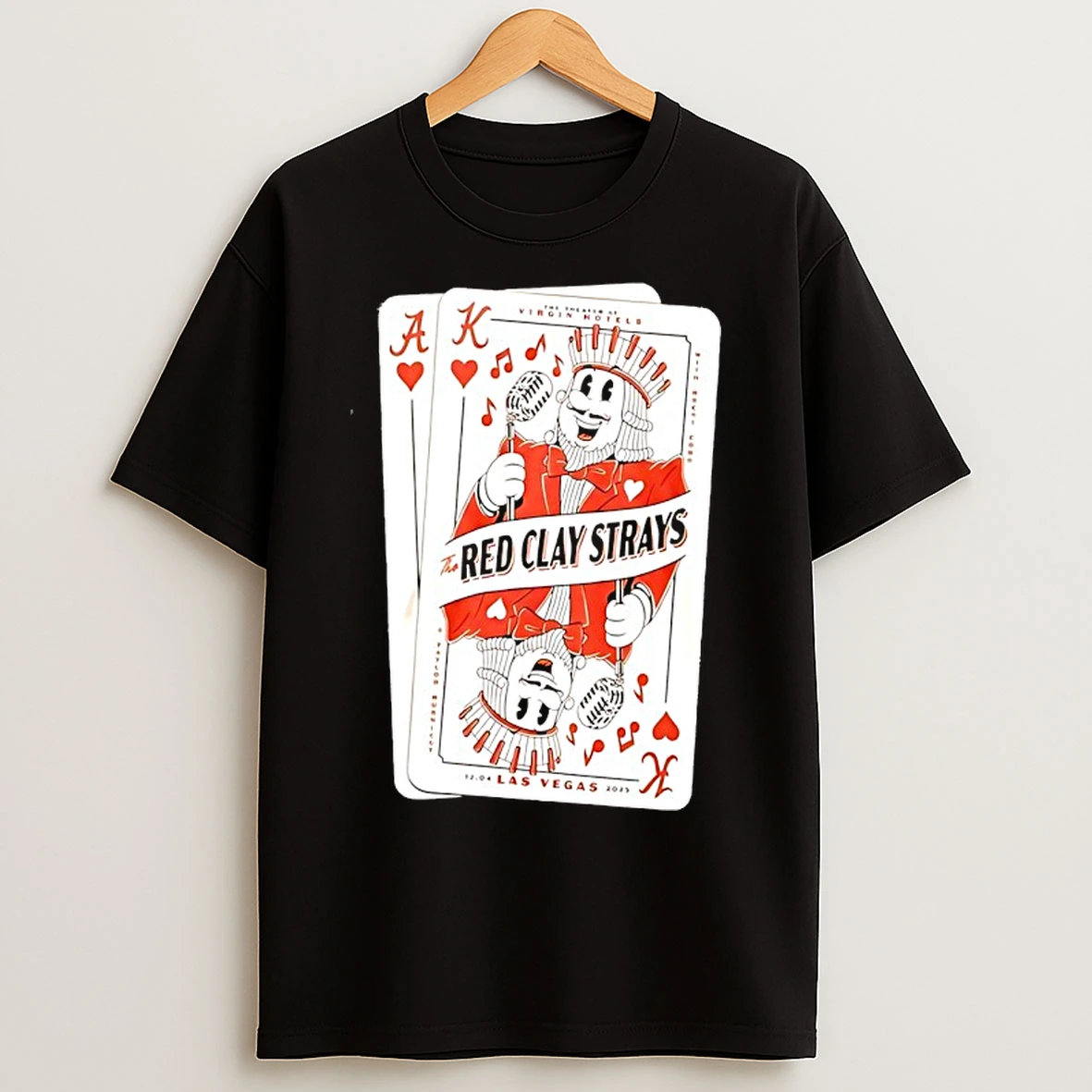 Classic Red Clay Strays The Theater At Virgin Hotels Las Vegas Nevada Cards T Shirts
