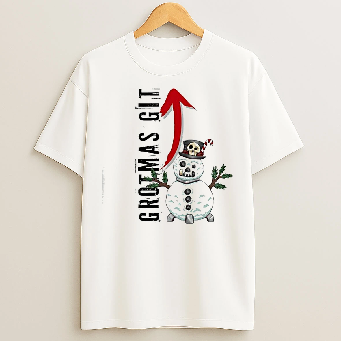 Classic Red Gobbo Grotmas Git Snown Christmas T Shirts