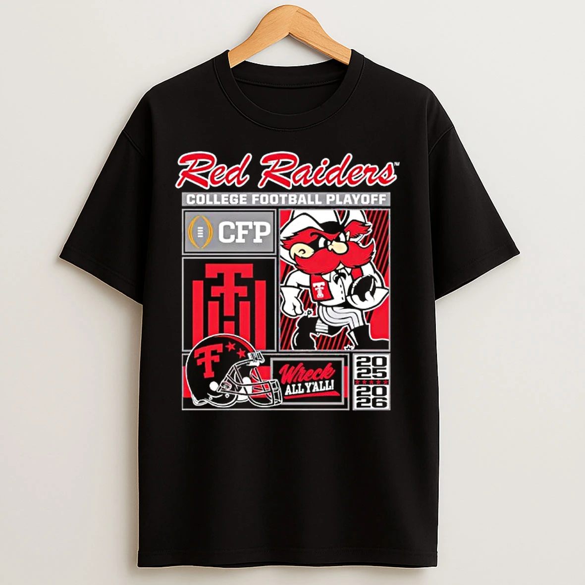 Classic Red Raiders College Football Playoff Cfp T Shirts