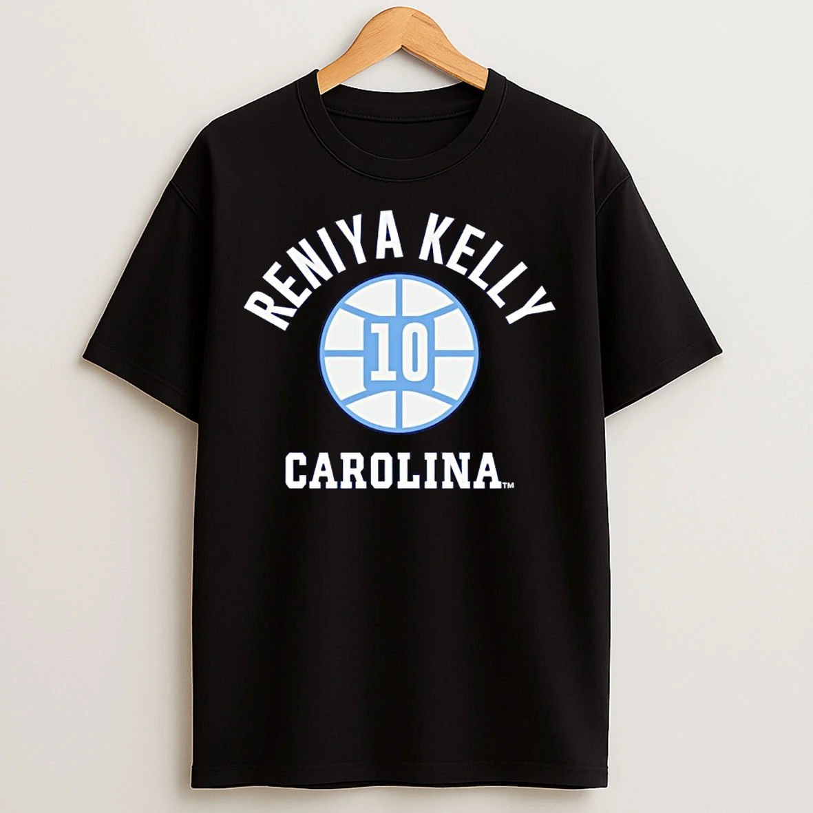 Classic Reniya Kelly 10 Unc Basketball Player Name And Number Ball T Shirts