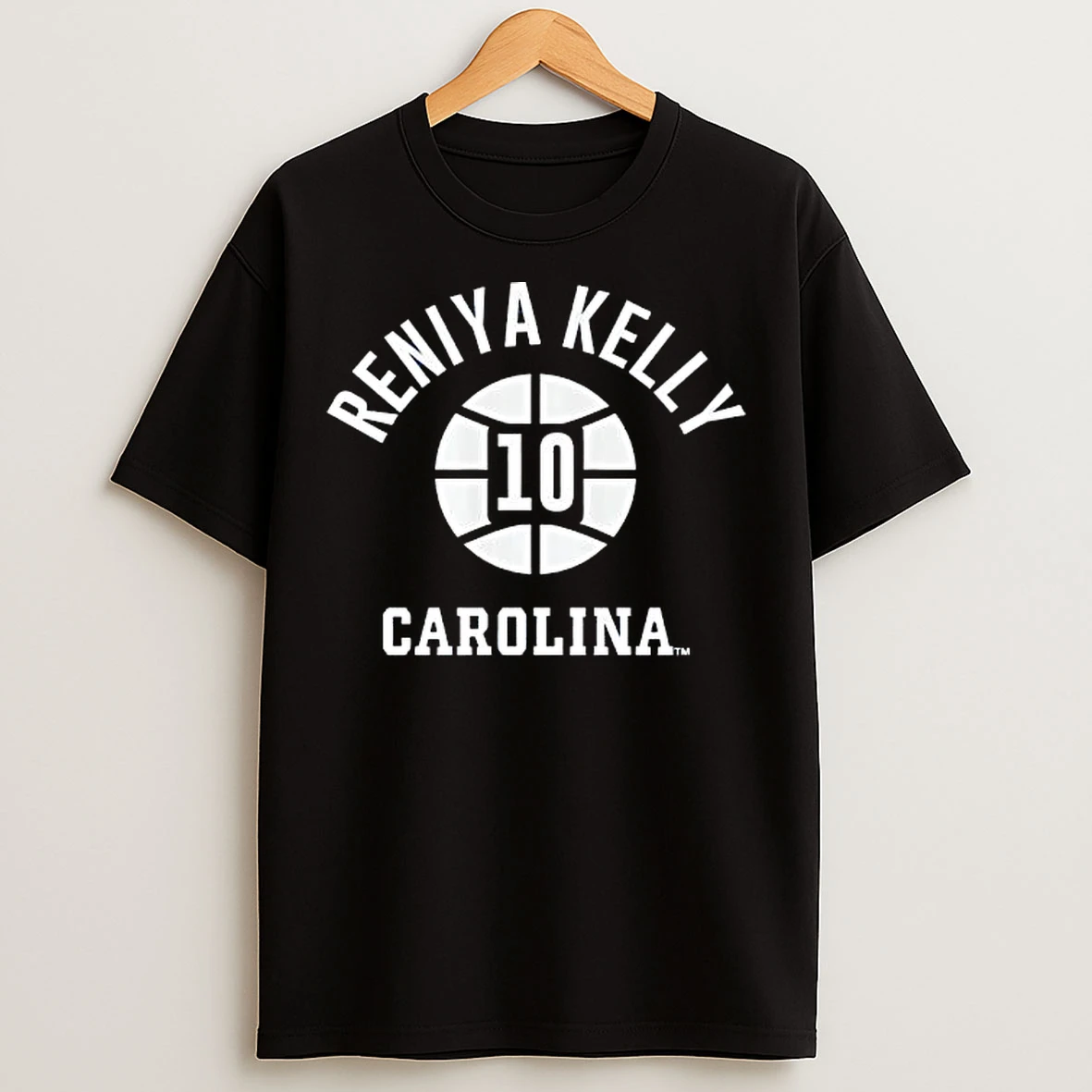 Classic Reniya Kelly Name Number Ball Unc Basketball T Shirts