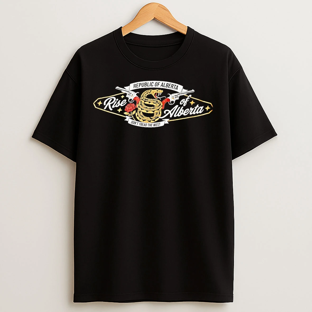Classic Republic Of Alberta Rise Of Alberta Dont Tread The West T Shirts