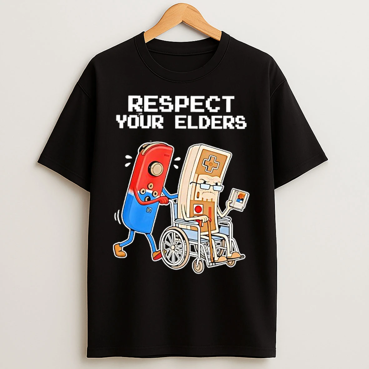 Classic Respect Your Elders Nintendo Switch Joy Con Nes T Shirts