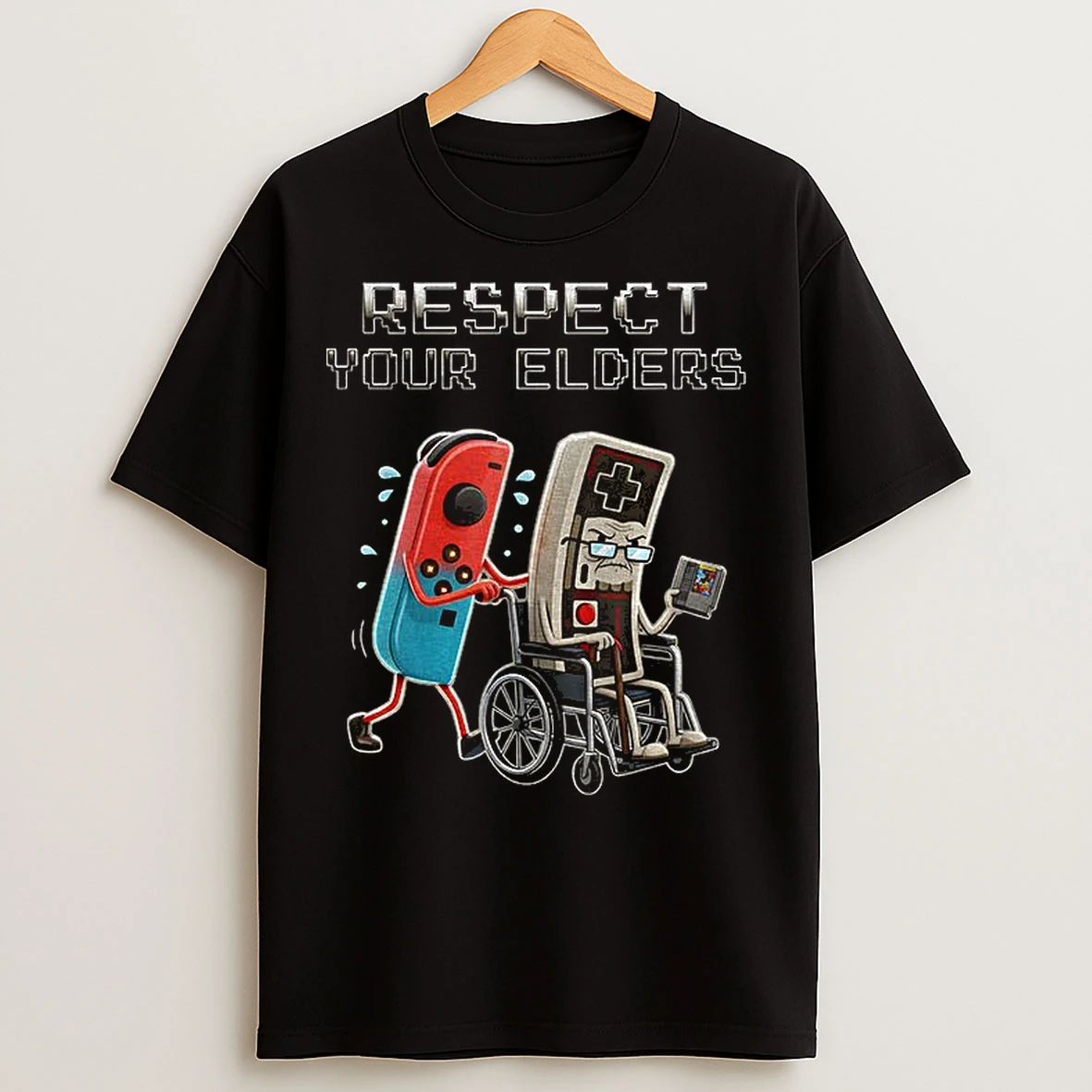 Classic Respect Your Elders Gift For Video Games Player T Shirts