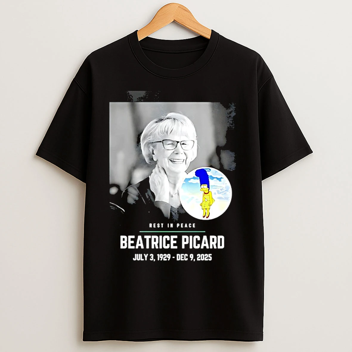 Classic Rest In Peace Beatrice Picard 1929 2025 T Shirts