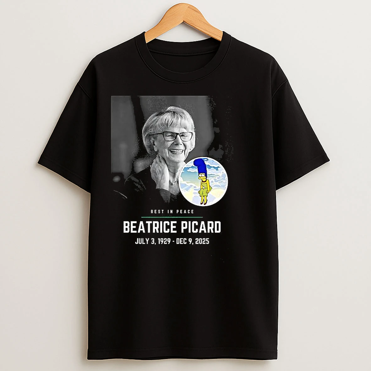 Classic Rest In Peace Beatrice Picard 2025 T Shirts