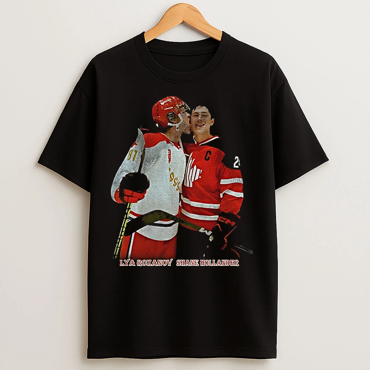 Classic Retro Ilya Rozanov Licks Shane Hollander Face Photo T Shirts