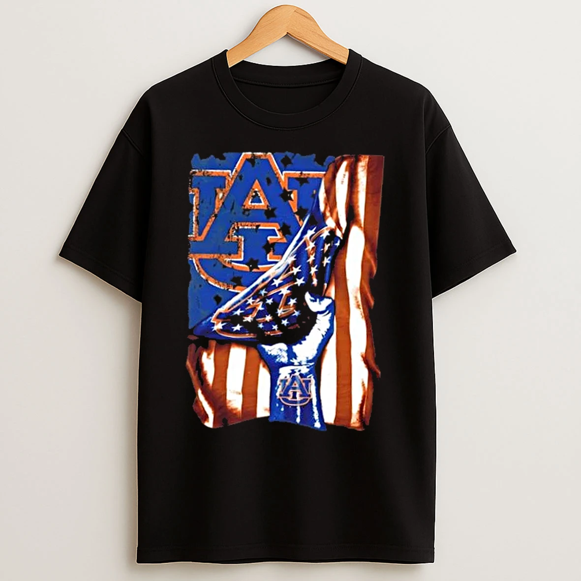 Classic Revealing The Glory Auburn Tigers X Usa Flag T Shirts