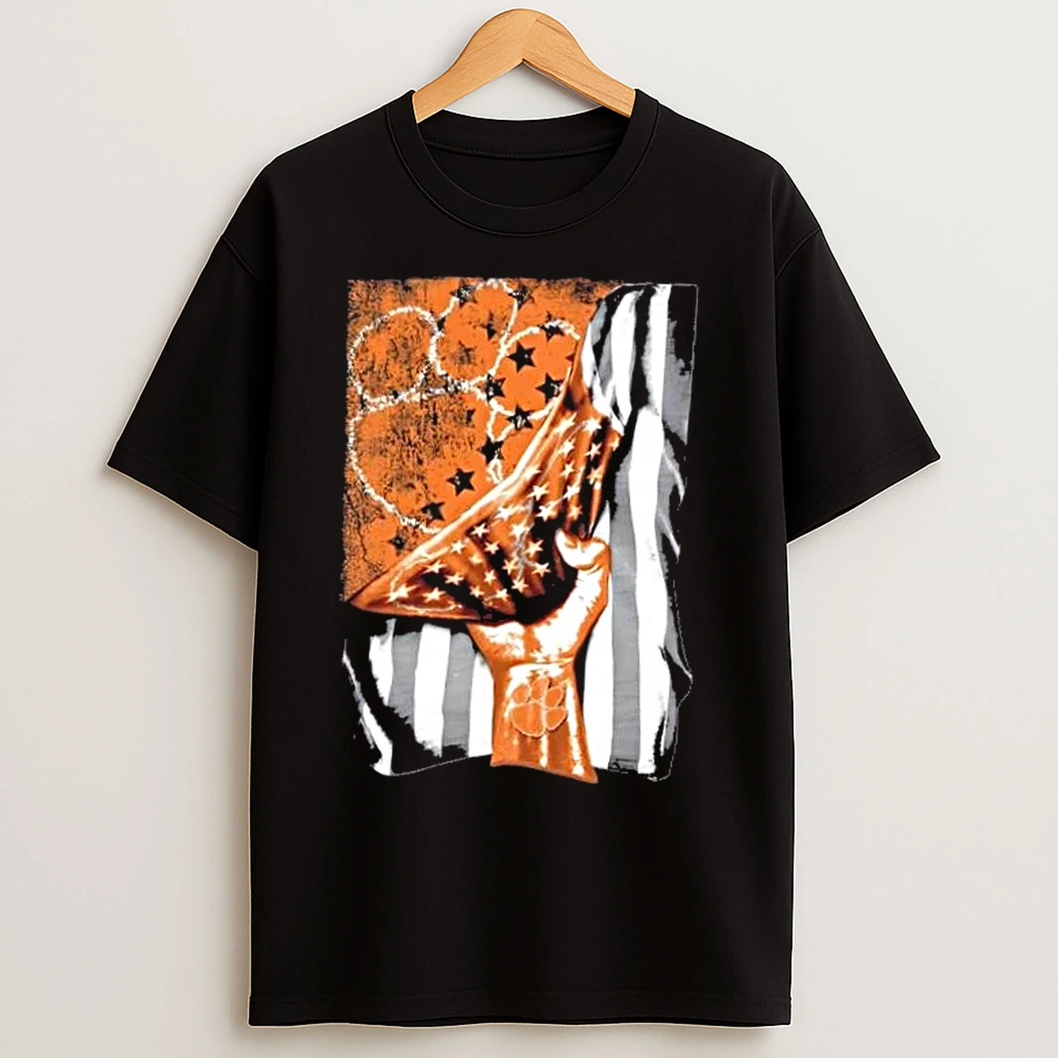 Classic Revealing The Glory Clemson Tigers X Usa Flag T Shirts