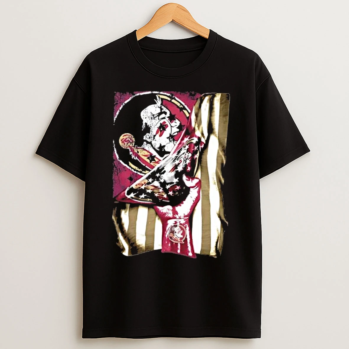 Classic Revealing The Glory Florida State Seminoles X Usa Flag T Shirts