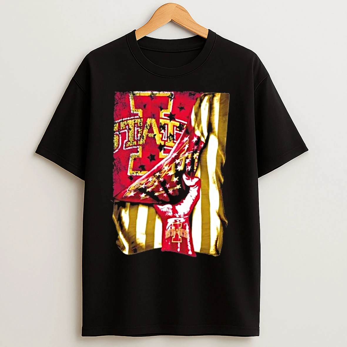 Classic Revealing The Glory Iowa State Cyclones X Usa Flag T Shirts