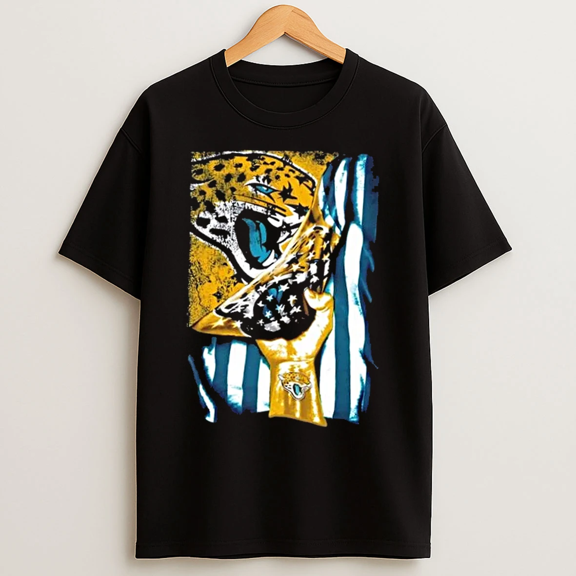 Classic Revealing The Glory Jacksonville Jaguars X Usa Flag T Shirts